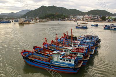 Boats and bay