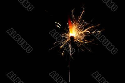 yellow sparkler