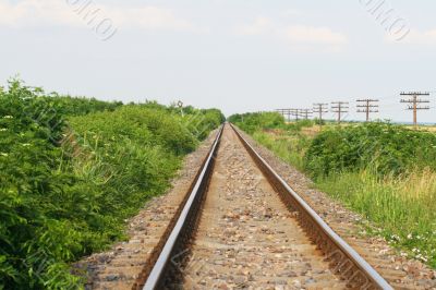 Railroad tracks