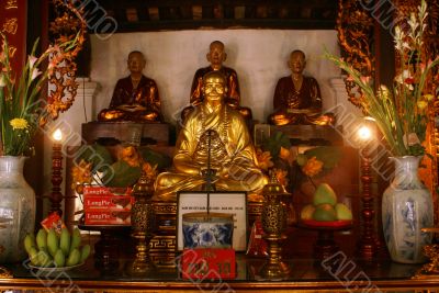 Golden monks
