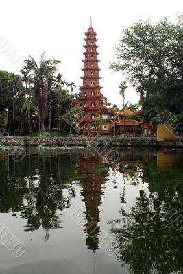Pagoda on the lake