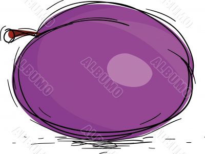 violet plum