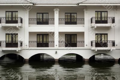 White building