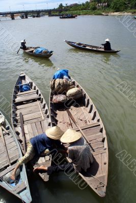 Boats on the river