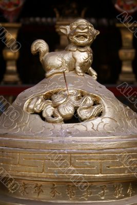 Shrine with lion