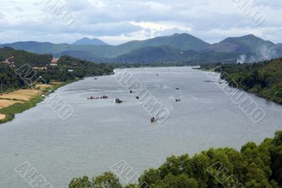 Boats on the river