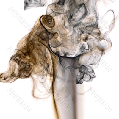 brown smoke