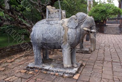 Stone elephant