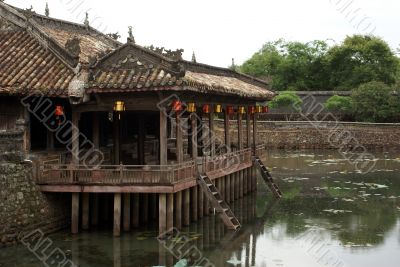 Wooden pavilion