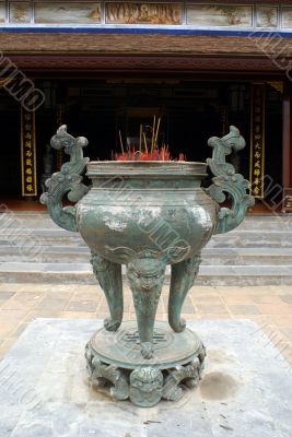Bronze shrine