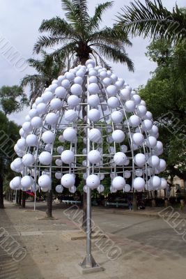 Lamps on the street