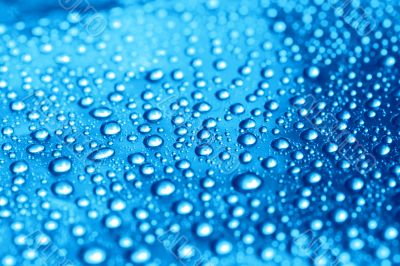blue waterdrops