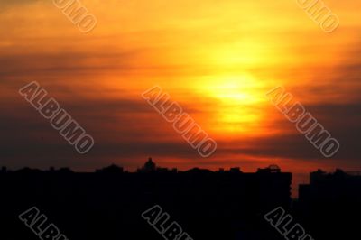 sunset city