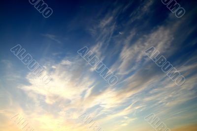 sunset sky