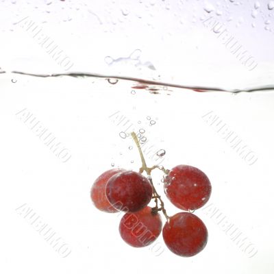 grape water splash