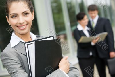 Businesswoman outdoor