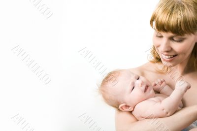 Mother and baby