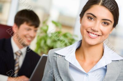 Happy employee