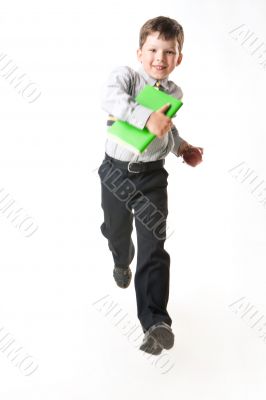 Running to school