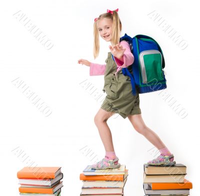 Walking on books