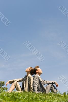 Two people
