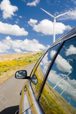 Wind Turbine Reflections