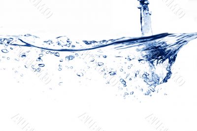 water stream falling