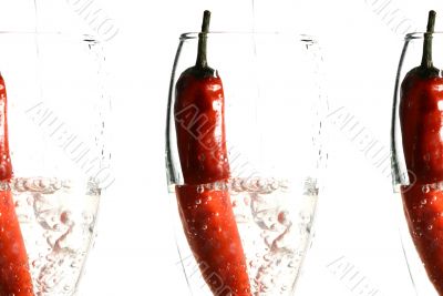 chili pepper glass