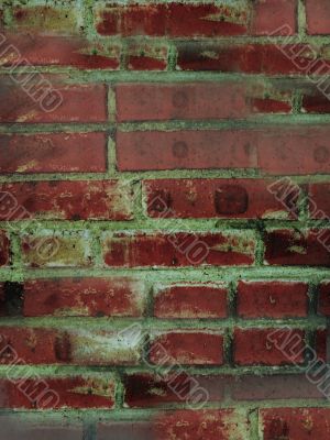 Red brick wall texture