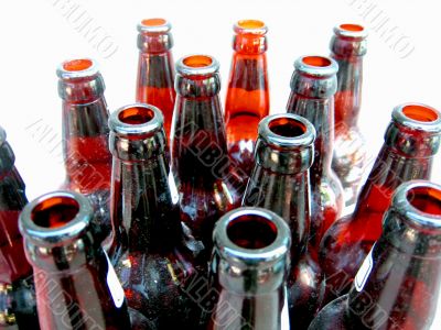 Empty bottles beer