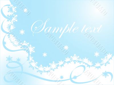 Snowflakes background