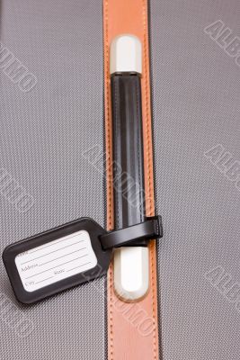 Black Luggage Tag On Baggage