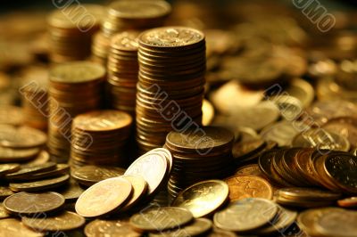 golden coins