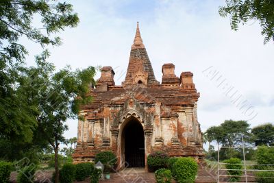 Brick temple