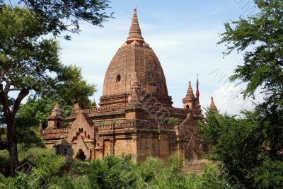 Brick temple in Old Bagan