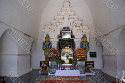 Gods in buddhist temple
