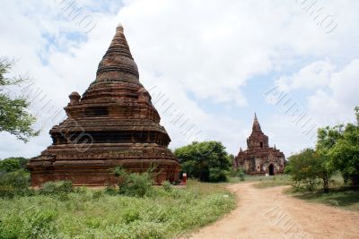 Temples and road
