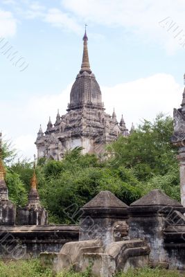 Gray temple