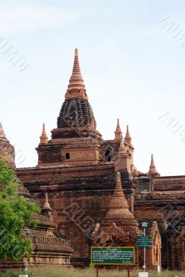 Brick temple