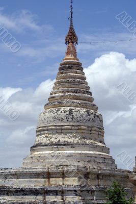 Stupa and cloud