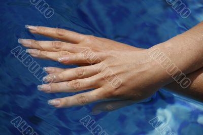 Beautiful female hands