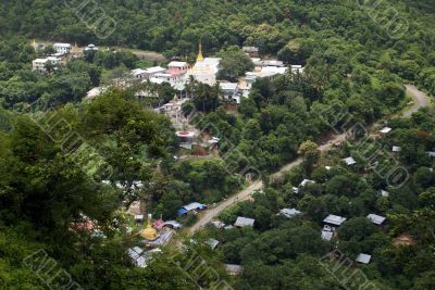 Monastery on mount Popa