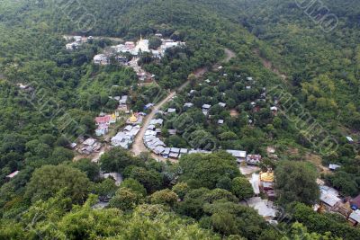 Monastery and forest