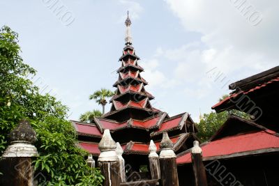 Red pagoda
