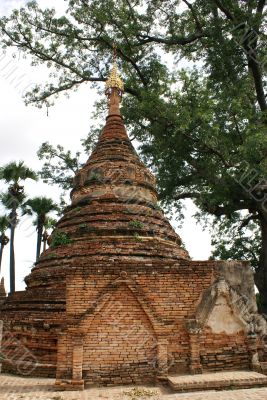 Brick stupa