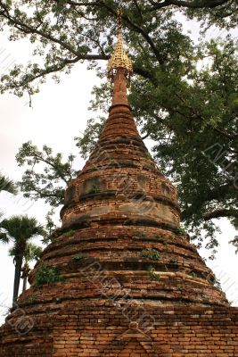 Brick stupa