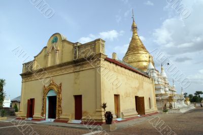 Temple and stupa