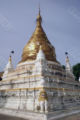 Corner of golden stupa