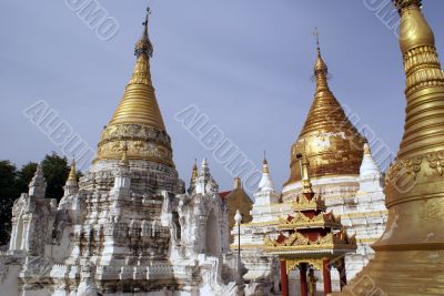 Golden stupas