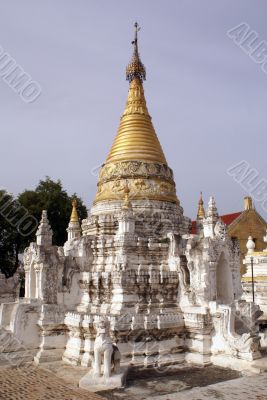 Stupa in monastery